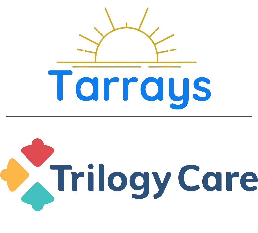 Aspire & Grow and Trilogy Care logos side to side