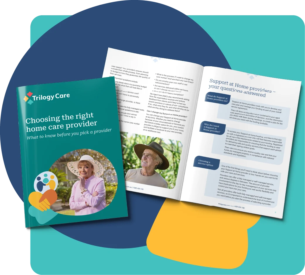 Icon of the self-management success booklet from Trilogy Care