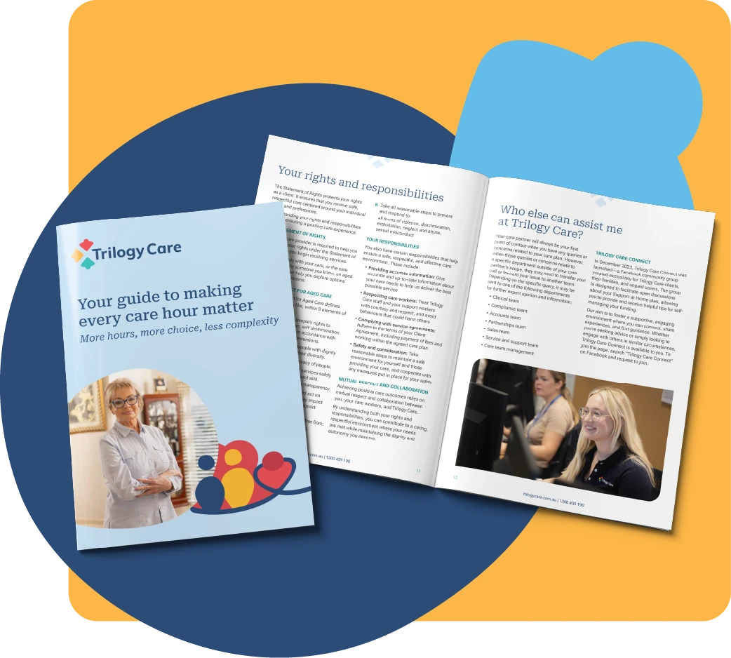 Icon of the self-management success booklet from Trilogy Care